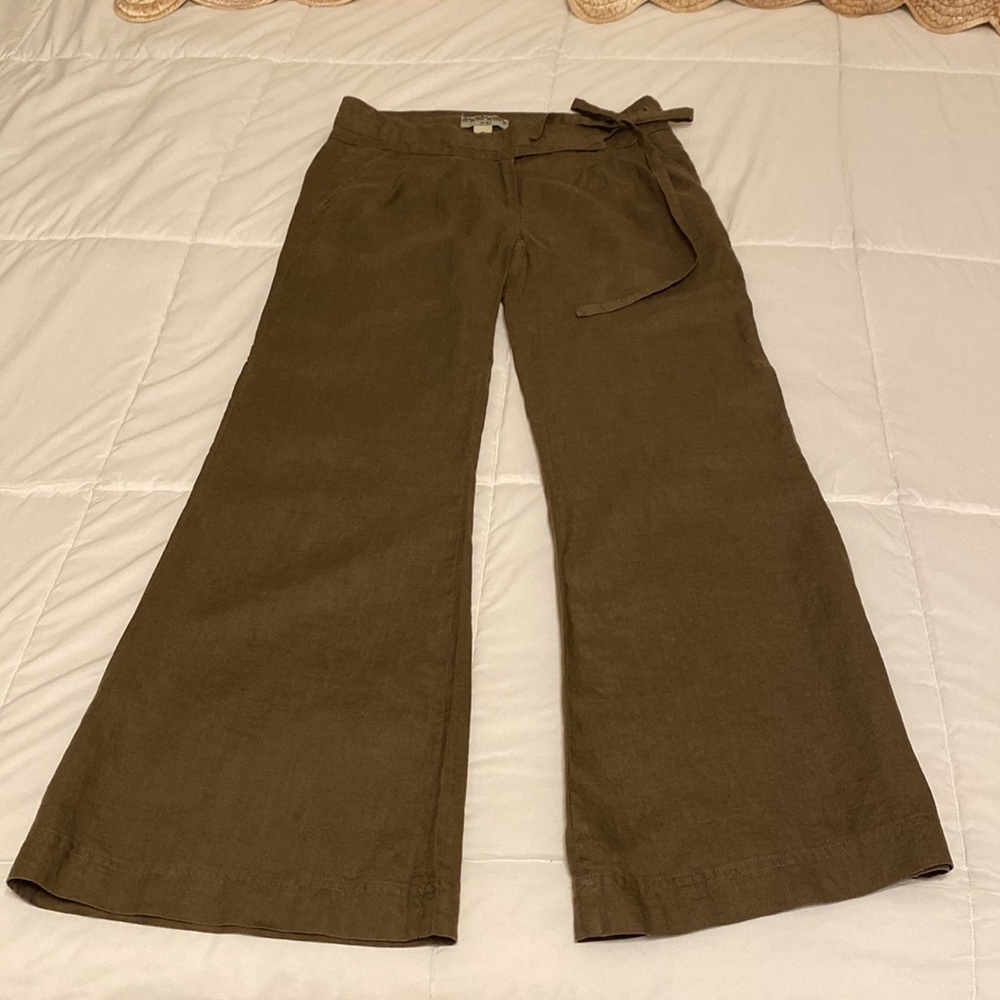 100% Linen size 5 junior light brown